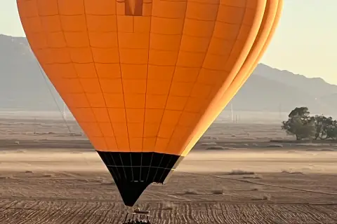 رحلة منطاد الهواء الساخن في مراكش 1