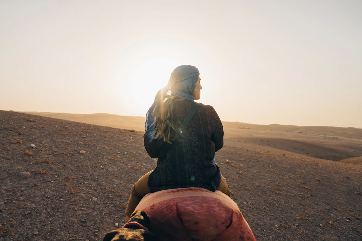 تجربة ركوب الجمال الأصيلة في أكادير