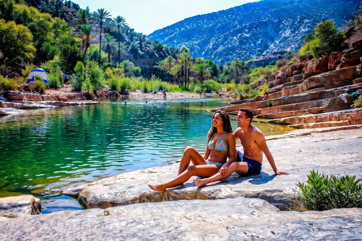 Paradise Valley halve dag vanuit Agadir: wandelen & zwemmen in natuurlijke poelen
